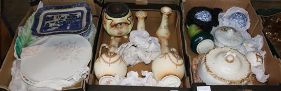 3 boxes of china